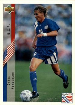 1994 Upper Deck World Cup Contenders French/Dutch #12 Chris Henderson Front