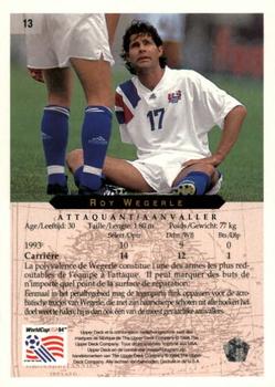 1994 Upper Deck World Cup Contenders French/Dutch #13 Roy Wegerle Back