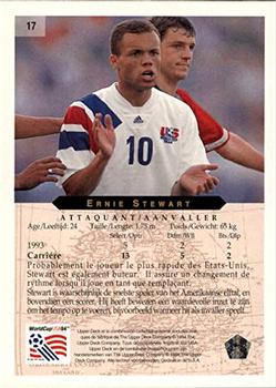 1994 Upper Deck World Cup Contenders French/Dutch #17 Earnie Stewart Back