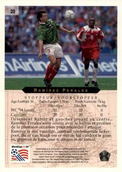 1994 Upper Deck World Cup Contenders French/Dutch #20 Ramirez Perales Back