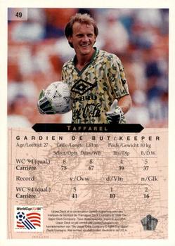 1994 Upper Deck World Cup Contenders French/Dutch #49 Taffarel Back