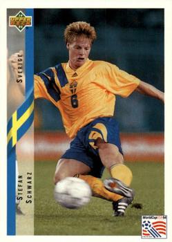 1994 Upper Deck World Cup Contenders French/Dutch #70 Stefan Schwarz Front