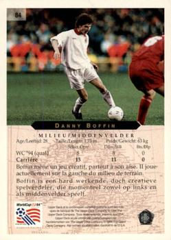 1994 Upper Deck World Cup Contenders French/Dutch #84 Danny Boffin Back