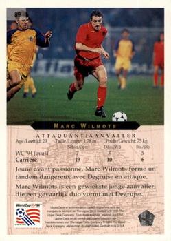 1994 Upper Deck World Cup Contenders French/Dutch #89 Marc Wilmots Back