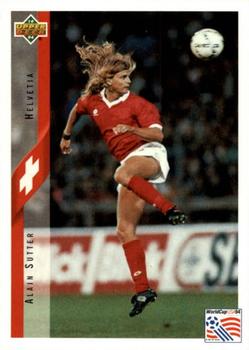 1994 Upper Deck World Cup Contenders French/Dutch #105 Alain Sutter Front