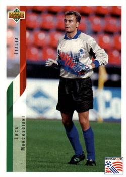 1994 Upper Deck World Cup Contenders French/Dutch #134 Luca Marchegiani Front