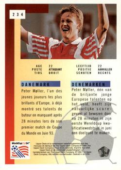 1994 Upper Deck World Cup Contenders French/Dutch #234 Peter Moller Back