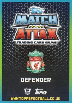 2015-16 Topps Match Attax Premier League #129 Martin Skrtel Back
