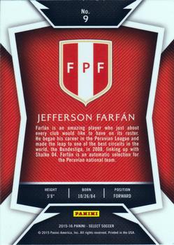 2015-16 Panini Select #9 Jefferson Farfan Back