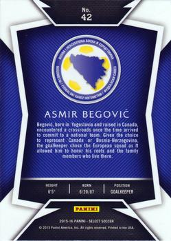 2015-16 Panini Select #42 Asmir Begovic Back