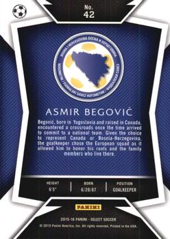 2015-16 Panini Select #42 Asmir Begovic Back