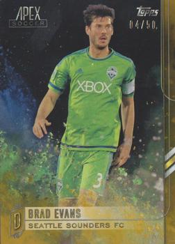 2015 Topps Apex MLS - Gold #58 Brad Evans Front