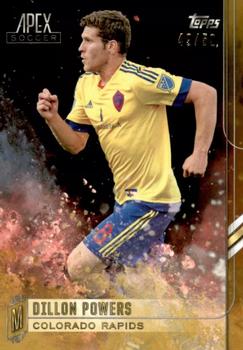 2015 Topps Apex MLS - Gold #63 Dillon Powers Front