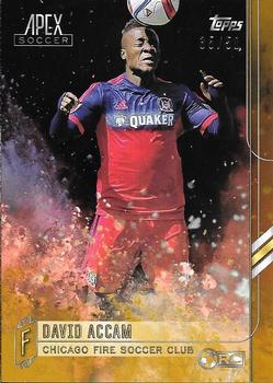2015 Topps Apex MLS - Gold #89 David Accam Front