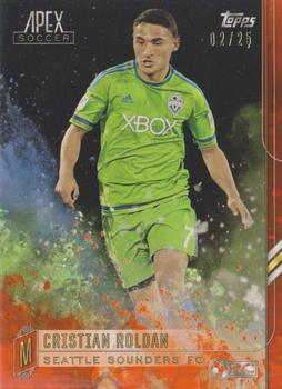 2015 Topps Apex MLS - Orange #109 Cristian Roldan Front