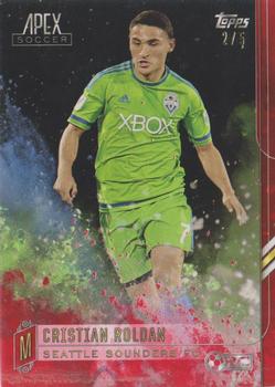2015 Topps Apex MLS - Red #109 Cristian Roldan Front