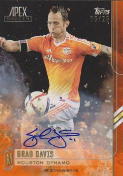 2015 Topps Apex MLS - Autographs Orange #32 Brad Davis Front