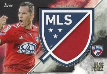 2015 Topps Apex MLS - Crest Jumbo Relics #CJR-MD Mauro Diaz Front