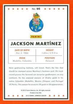 2015 Donruss - Black Panini Logo #95 Jackson Martinez Back