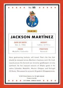 2015 Donruss - Bronze Press Proof #95 Jackson Martinez Back