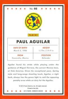 2015 Donruss - Gold Panini Logo #66 Paul Aguilar Back