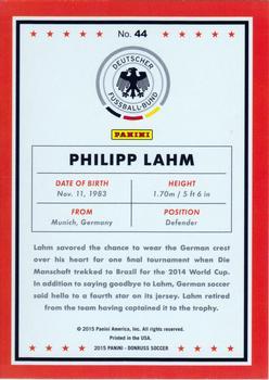 2015 Donruss - Green Soccer Ball #44 Philipp Lahm Back