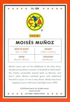 2015 Donruss - Red Soccer Ball #64 Moises Munoz Back