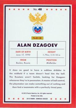 2015 Donruss - Red Soccer Ball #48 Alan Dzagoev Back
