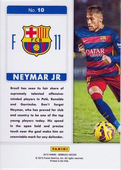 2015 Donruss - Fantastic Finishers Bronze Press Proof #10 Neymar Jr Back