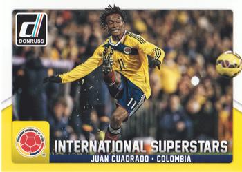 2015 Donruss - International Superstars #23 Juan Cuadrado Front