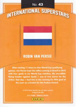 2015 Donruss - International Superstars #43 Robin van Persie Back