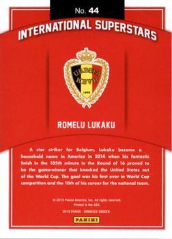 2015 Donruss - International Superstars #44 Romelu Lukaku Back