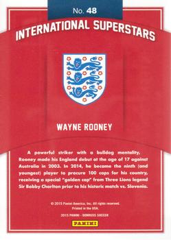 2015 Donruss - International Superstars #48 Wayne Rooney Back