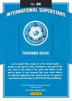 2015 Donruss - International Superstars #88 Theofanis Gekas Back