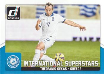 2015 Donruss - International Superstars #88 Theofanis Gekas Front