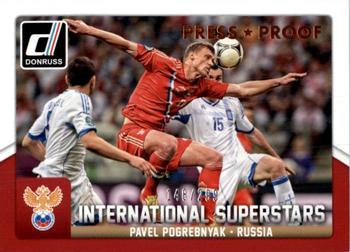 2015 Donruss - International Superstars Bronze Press Proof #13 Pavel Pogrebnyak Front