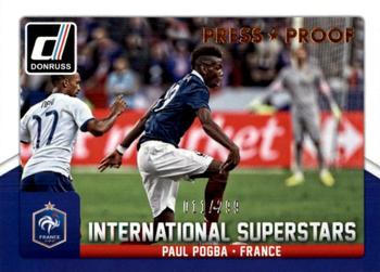2015 Donruss - International Superstars Bronze Press Proof #38 Paul Pogba Front
