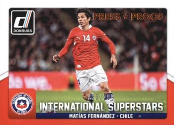 2015 Donruss - International Superstars Bronze Press Proof #82 Matias Fernandez Front