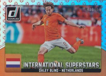 2015 Donruss - International Superstars Red Soccer Ball #7 Daley Blind Front