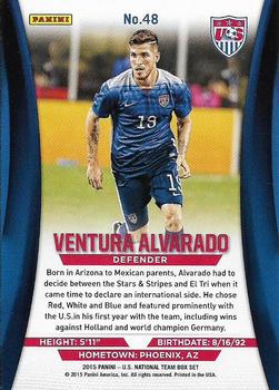 2015 Panini U.S. National Team #48 Ventura Alvarado Back