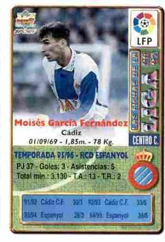 1996-97 Mundicromo Sport Las Fichas de La Liga #65 Arteaga Back