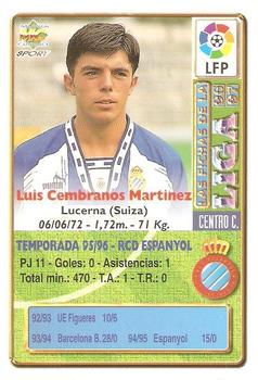1996-97 Mundicromo Sport Las Fichas de La Liga #67 Luis Back