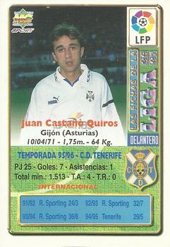 1996-97 Mundicromo Sport Las Fichas de La Liga #88 Juanele Back