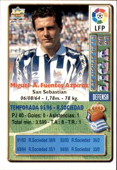 1996-97 Mundicromo Sport Las Fichas de La Liga #113 Fuentes Back