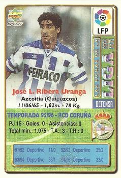 1996-97 Mundicromo Sport Las Fichas de La Liga #151a Ribera Back