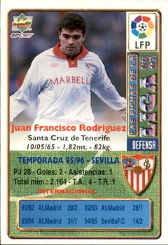 1996-97 Mundicromo Sport Las Fichas de La Liga #243 Juanito Back
