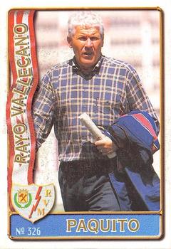 1996-97 Mundicromo Sport Las Fichas de La Liga #326 Paquito Front
