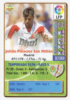 1996-97 Mundicromo Sport Las Fichas de La Liga #331 Palacios Back