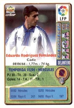 1996-97 Mundicromo Sport Las Fichas de La Liga #357 Rodriguez Back