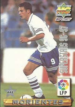 1996-97 Mundicromo Sport Las Fichas de La Liga #442 Gustavo López / Morientes Back
